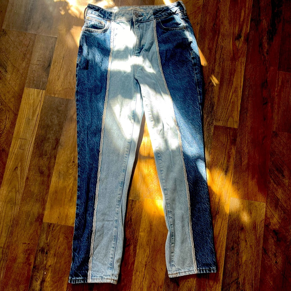 PACSUN two-toned MOM JEANS